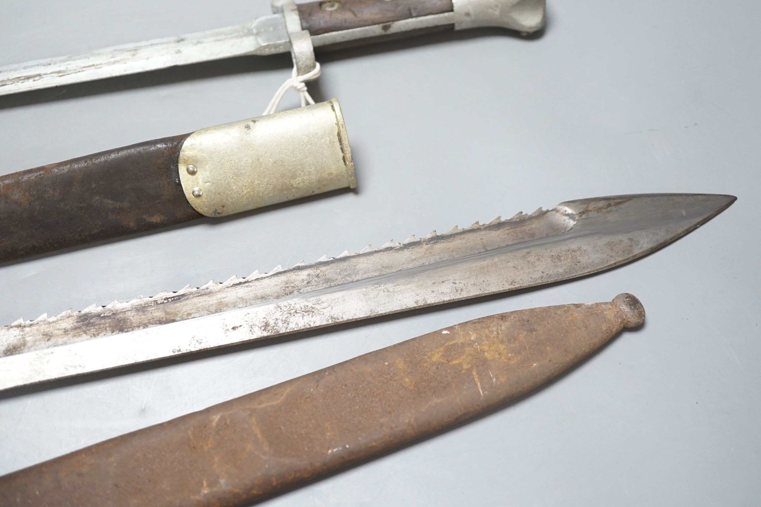 A German bayonet and another